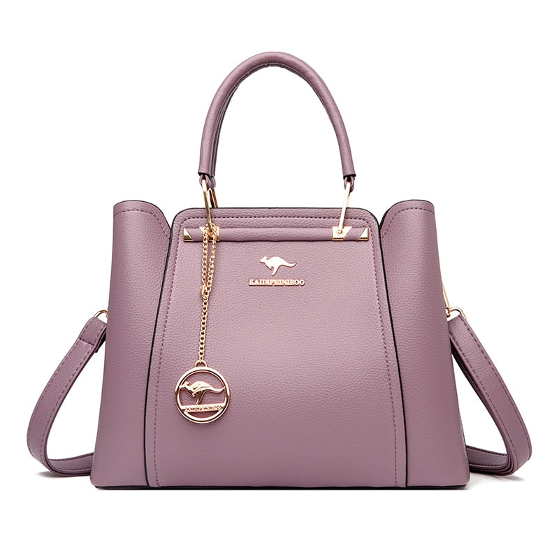 Women's Classic Leather Bag - Aussie