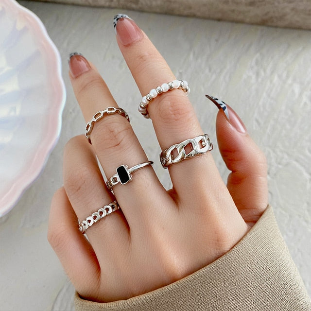 Boho Ring Set